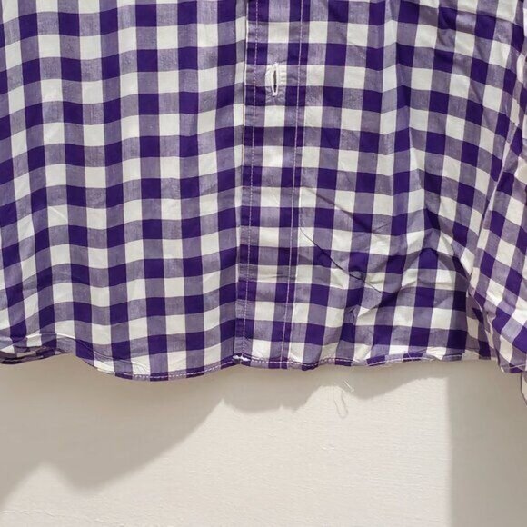 J. Crew Medium Long Sleeve Casual Button Shirt - Purple & White - Picture 7 of 14